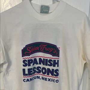 Señor Frog's White Short Sleeve Tee